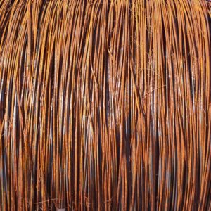 rusted wire coil