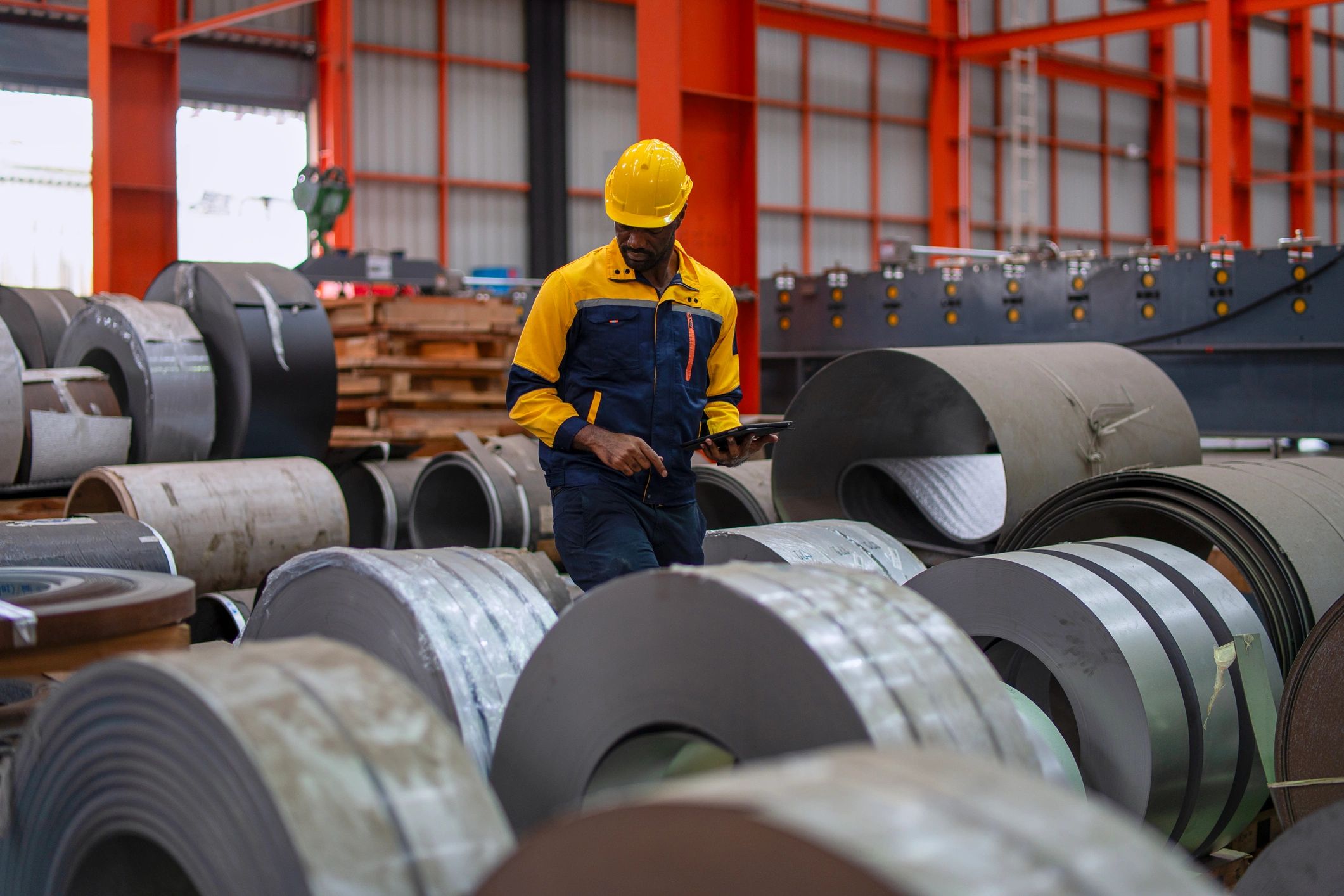 Industrial worker representing safety-focused operations