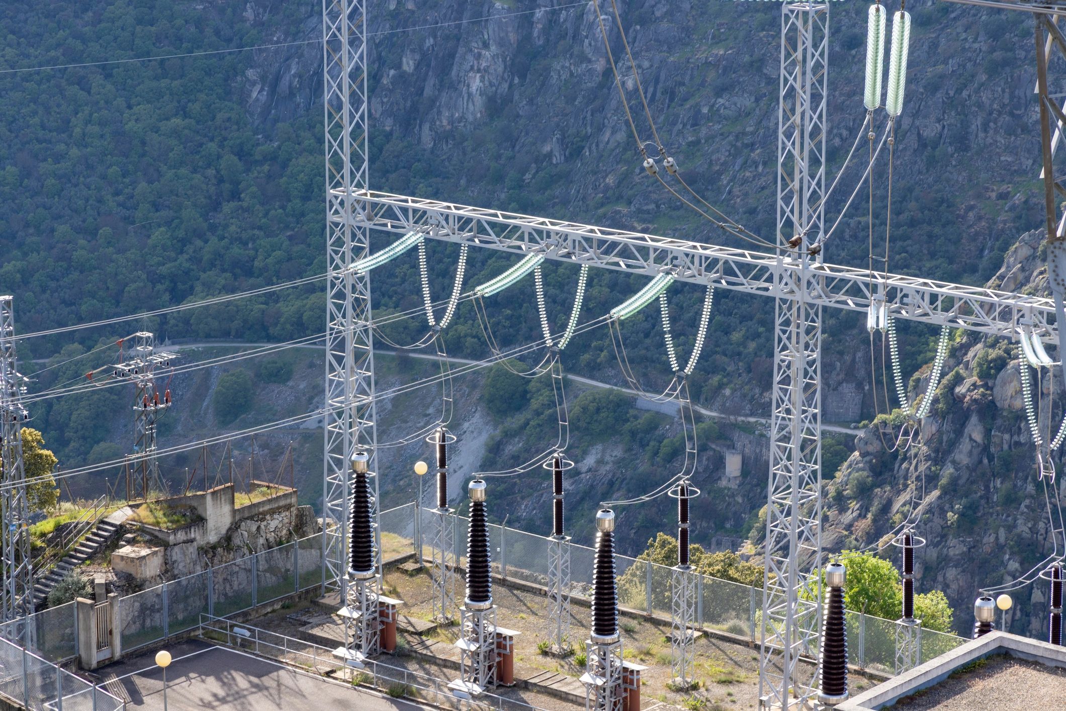 Power infrastructure showing large-scale electrical systems